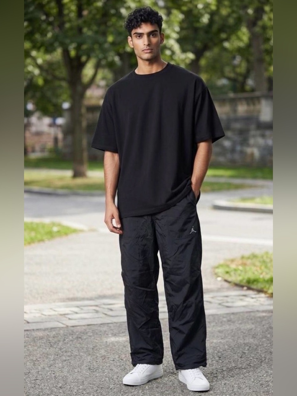 jordan essential woven pants black FV7306-010